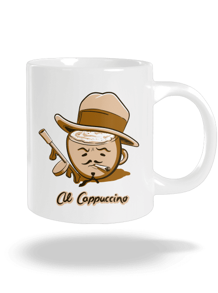 Al Cappuccino velký hrnek White
