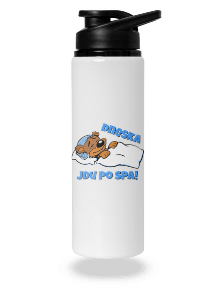 Dneska jdu po spa lahev na vodu White