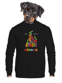 unisex mikina bez kapuce