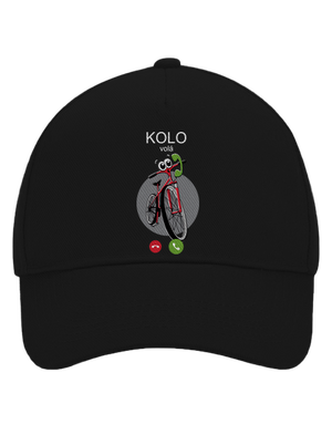 Kolo volá kšiltovka baseballka Black