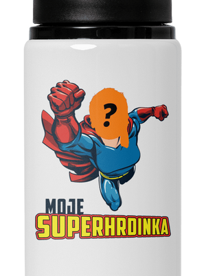 Moje superhrdinka lahev na vodu White
