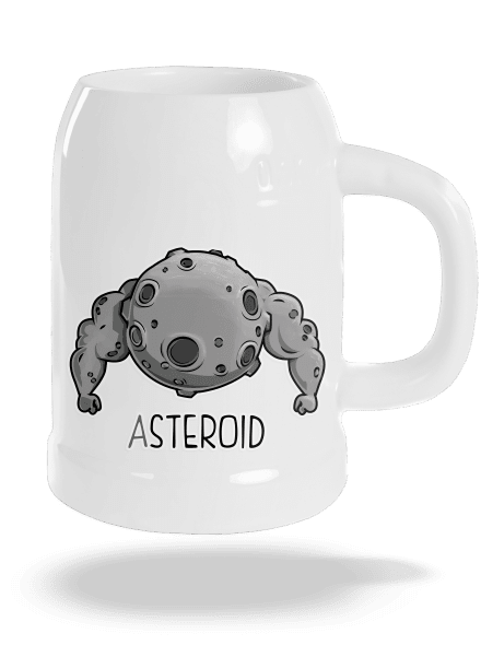 Asteroid půllitr White