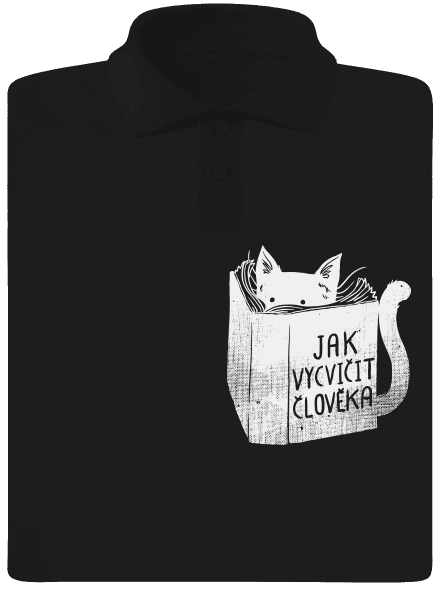 Povinná četba pánská polokošile Black