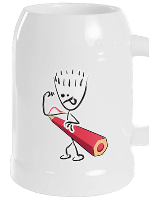 Svaly půllitr White