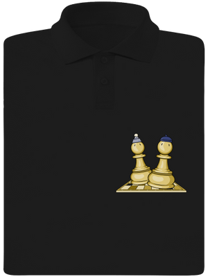 Šach a Mat pánská polokošile Black