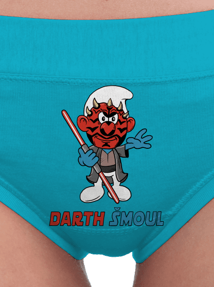 Darth Šmoul dámské kalhotky Turquoise