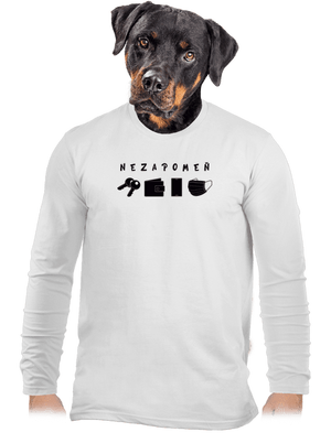 Nezapomeň pánské dlouhý rukáv White