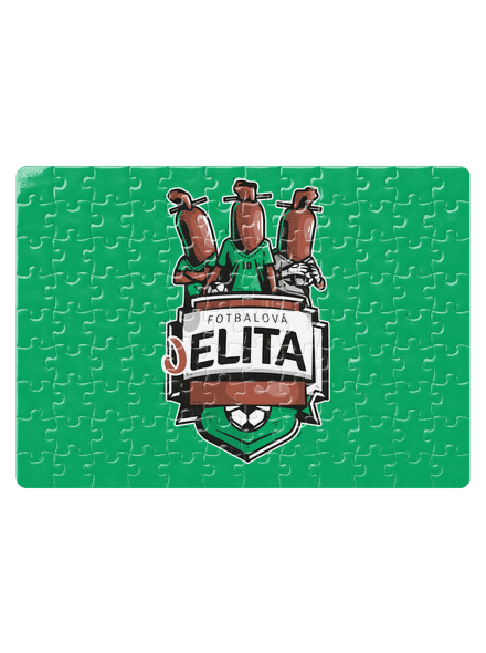 Fotbalová jelita puzzle White