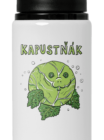 Kapustňák lahev na vodu White