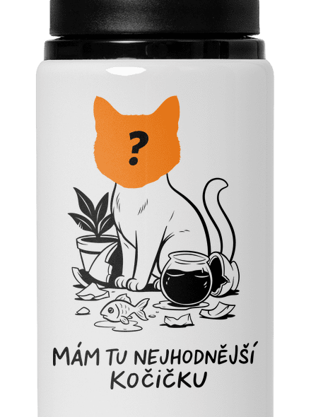 Mám nejhodnější kočičku lahev na vodu White