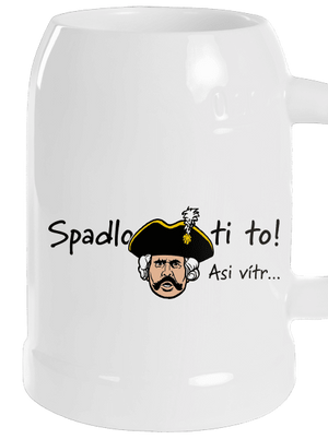 Spadlo ti to půllitr White