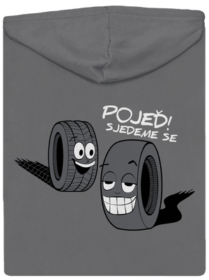 Pneumatiky dámská mikina na zip Steel Gray