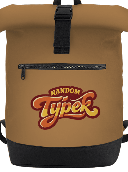Random týpek batoh Caramel