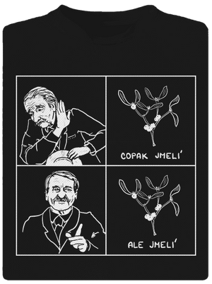 Cimrman: Copak jmelí pánské sportovní tričko Black