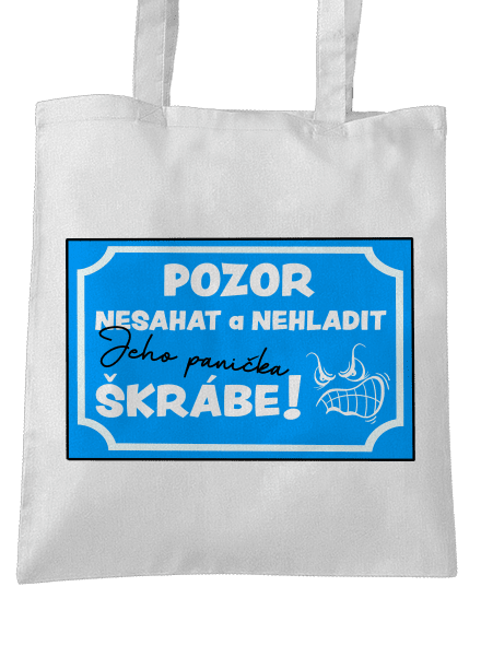 Pozor, nesahat taška White