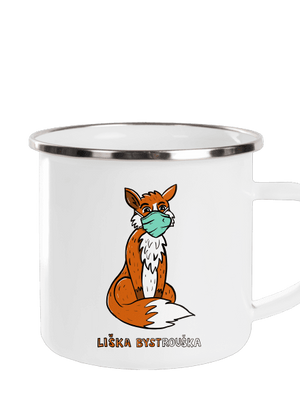 Liška Bystrouška plecháček White