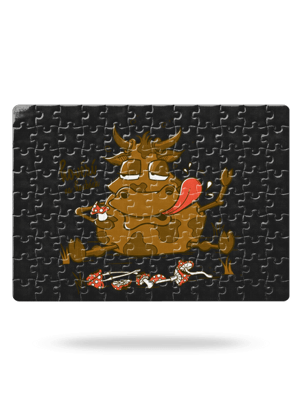 Hovězí na houbách puzzle White
