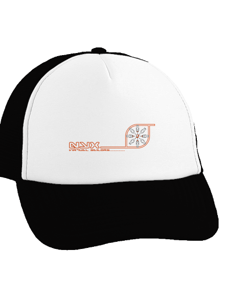 NYX Virtual Sailors kšiltovka truckerka Black cap