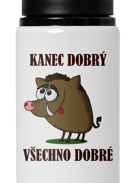 Kanec dobrý lahev na vodu White