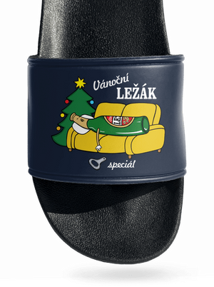 Vánoční ležák pantofle Navy