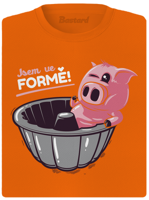 Ve formě dámské sportovní tričko Neon Orange