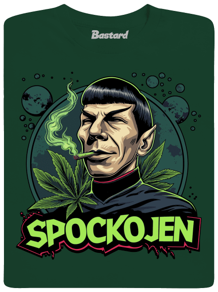 Spockojen pánské dlouhý rukáv Bottle Green