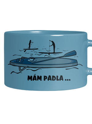 Mám padla hrnek makronka Blue Macaron