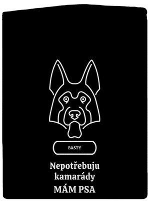 Nemůžu, mám psa dámská mikina na zip Black