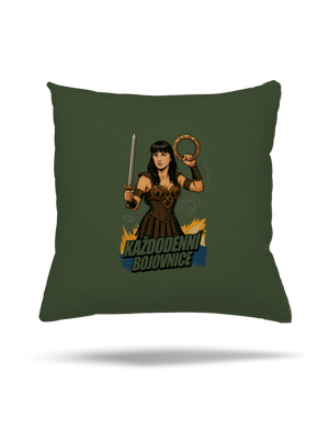 B19: Xena polštář Olive Green