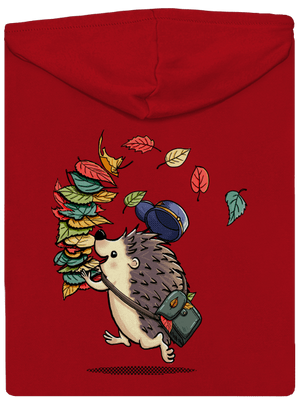 Listonoš pánská mikina na zip Red