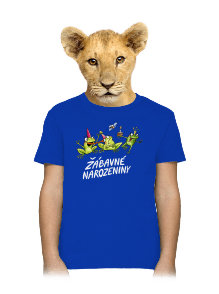 Žábavné narozeniny dětské tričko Royal Blue