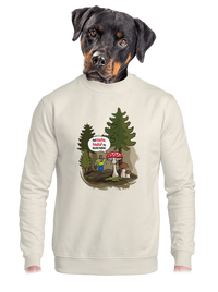 unisex mikina bez kapuce