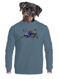 unisex mikina bez kapuce