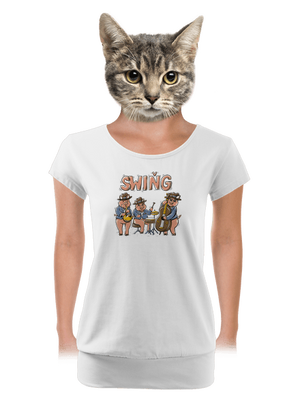 dámské tričko s lemem