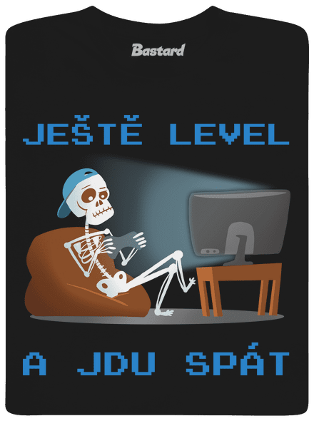 Ještě level pánské tričko Black