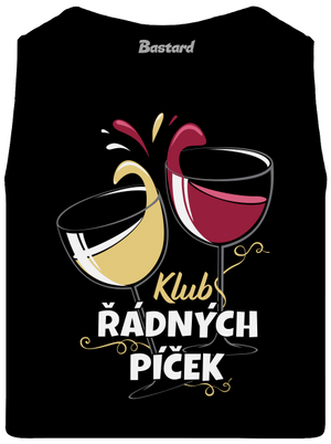 Klub řádných píček pánské tílko Black
