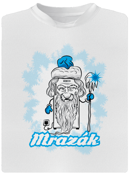 Mrazák dětské sportovní tričko White
