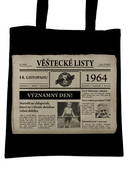 Věštecké listy taška Black