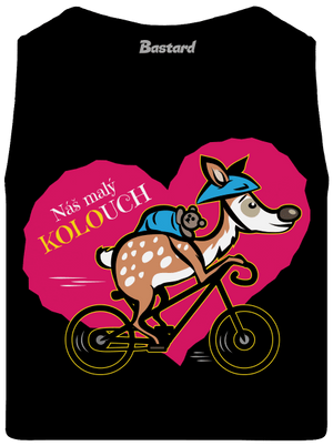 Kolouch na kole pánské tílko Black