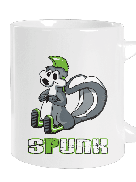 Spunk velký hrnek White