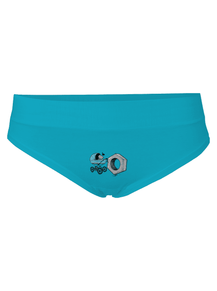 Správná matka dámské kalhotky Turquoise