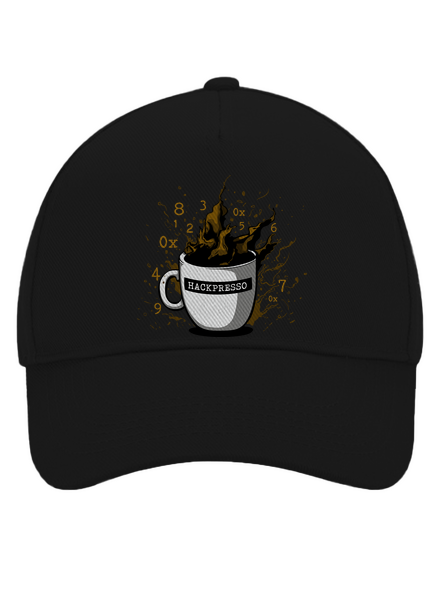Hackpresso  kšiltovka baseballka Black