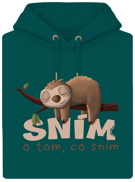Sním o tom, co sním unisex mikina premium Emerald Green