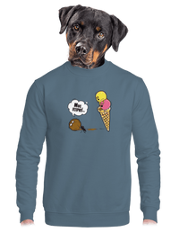 unisex mikina bez kapuce