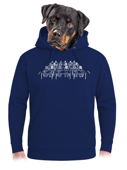 Cimrman: Debil, blbeček unisex mikina premium Navy