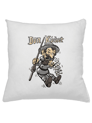 Don Kýchot polštář White