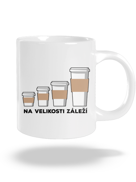 Na velikosti záleží velký hrnek White