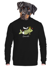 unisex mikina bez kapuce