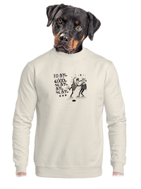 unisex mikina bez kapuce