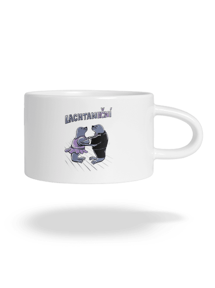 Lachtaneční hrnek makronka White